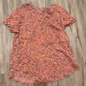 Old Navy Women's Short Sleeve Floral Tee